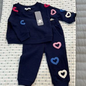 Splendid Hearts Sweater Set